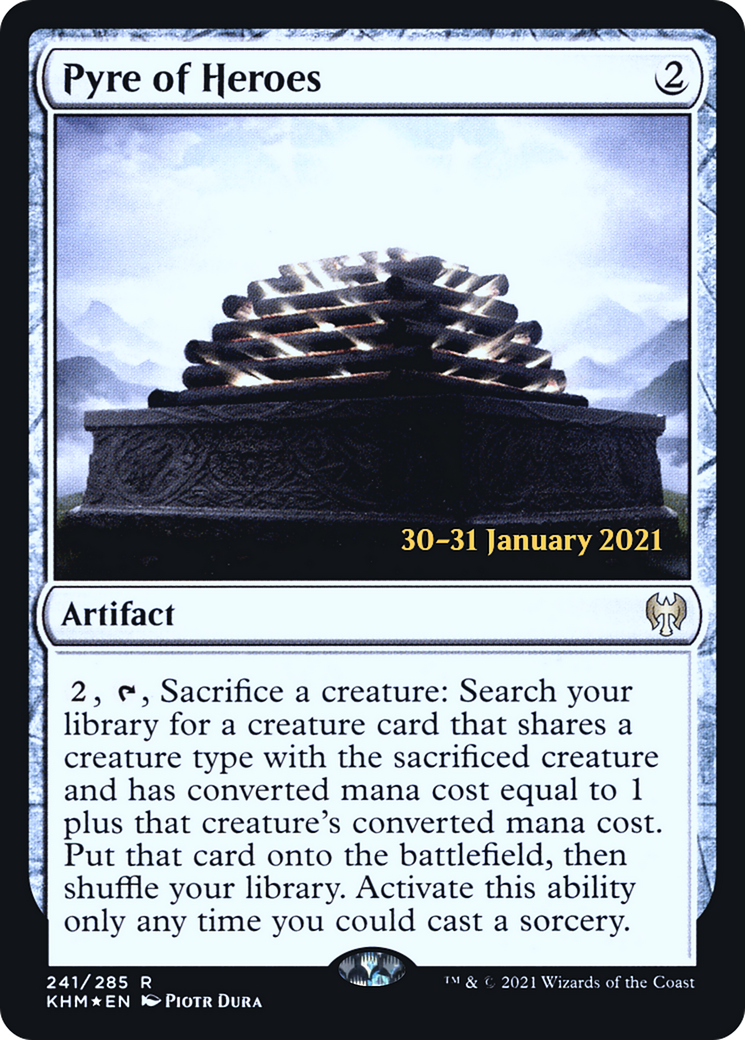 Image of Pyre of Heroes (PRE-241) - Kaldheim Promos Foil