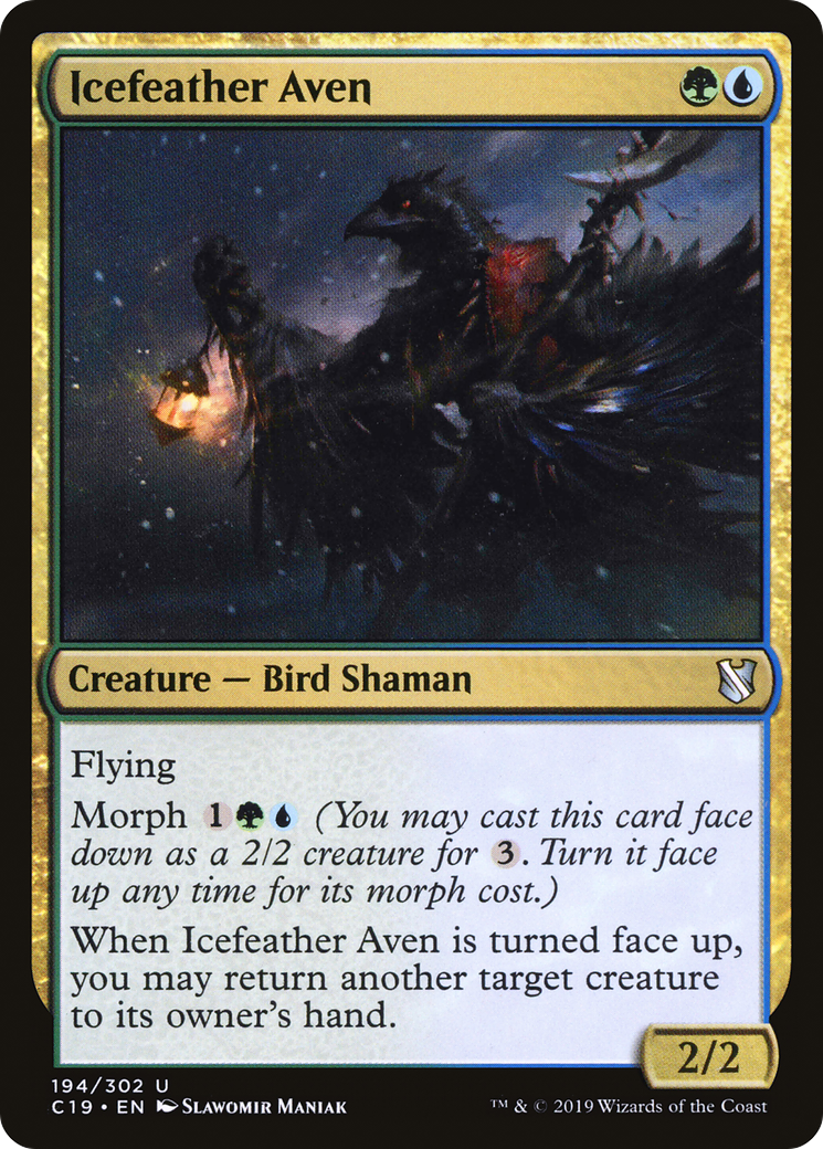 Image of Icefeather Aven (C19-194) - Commander 2019