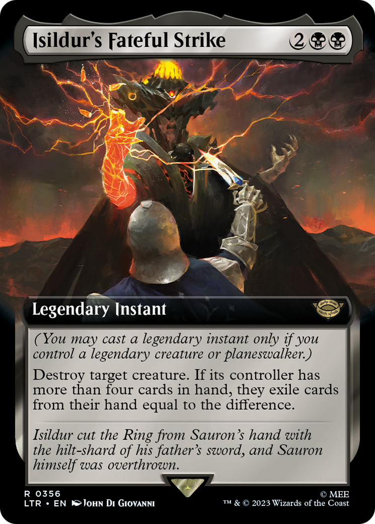 Image of Isildur's Fateful Strike (Extended Art) (LTR-356) - The Lord of the Rings: Tales of Middle-earth: (Extended Art)