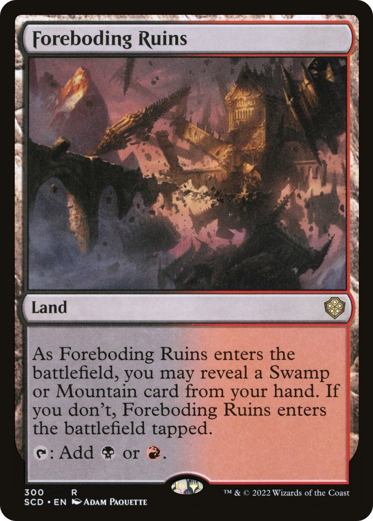 Image of Foreboding Ruins (SCD-300) - Starter Commander Decks
