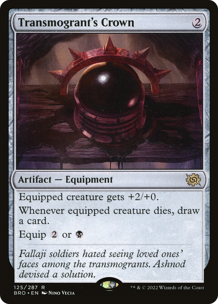 Image of Transmogrant's Crown (BRO-125) - The Brothers' War Foil