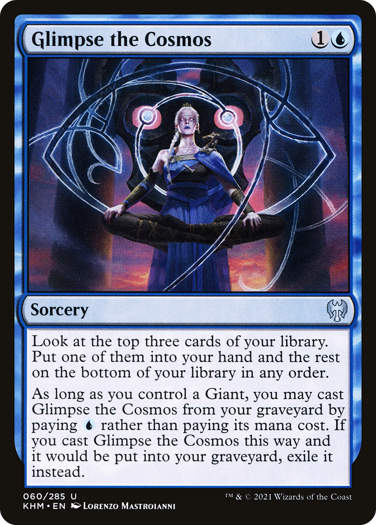 Image of Glimpse the Cosmos (KHM-060) - Kaldheim Foil