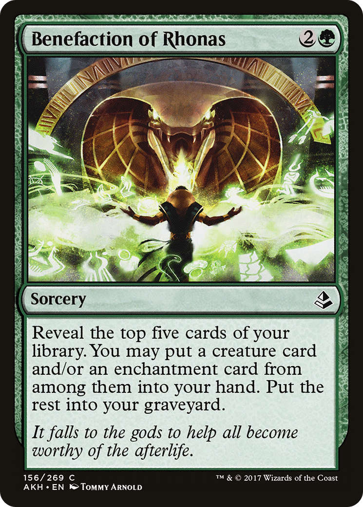 Image of Benefaction of Rhonas (AKH-156) - Amonkhet Foil