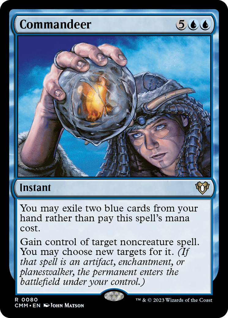 Image of Commandeer (CMM-080) - Commander Masters Foil