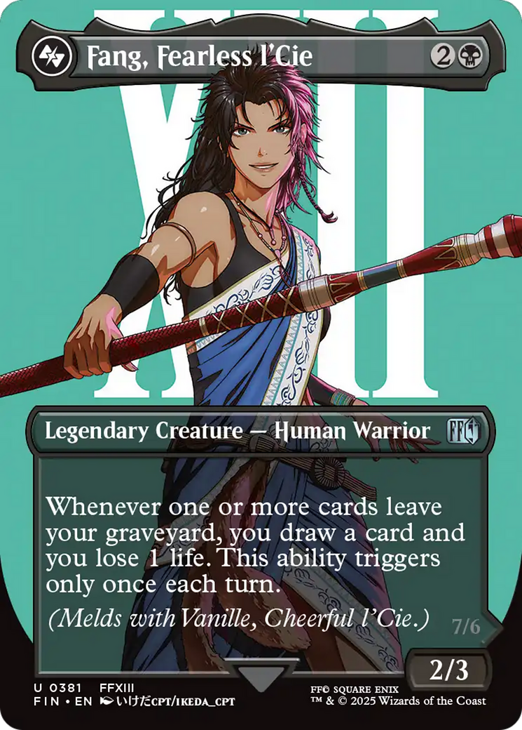 Image of Fang, Fearless l'Cie (Borderless) (FIN-381) - FINAL FANTASY (Borderless)