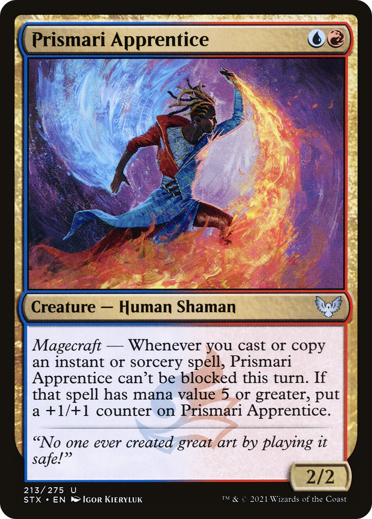 Image of Prismari Apprentice (STX-213) - Strixhaven: School of Mages