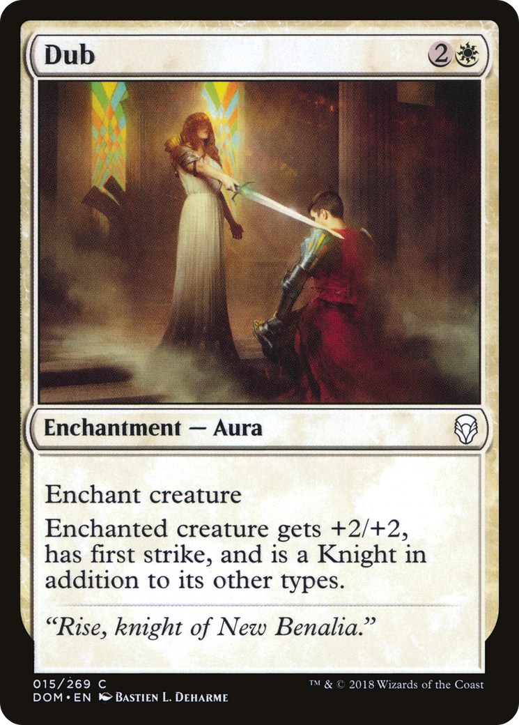 Image of Dub (DOM-015) - Dominaria Foil