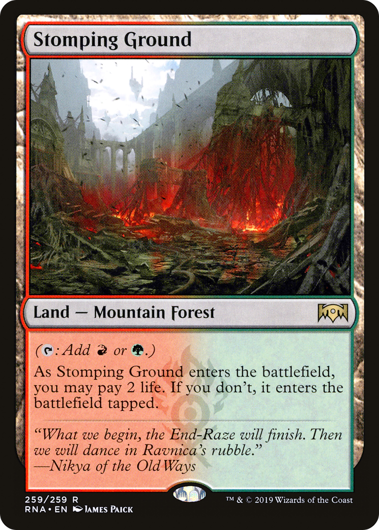 Image of Stomping Ground (RNA-259) - Ravnica Allegiance