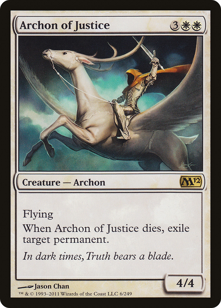 Image of Archon of Justice (M12-006) - Magic 2012