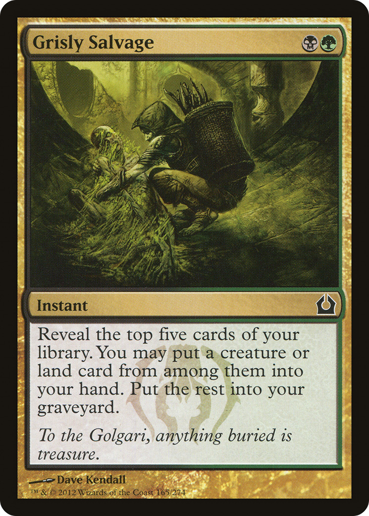 Image of Grisly Salvage (RTR-165) - Return to Ravnica