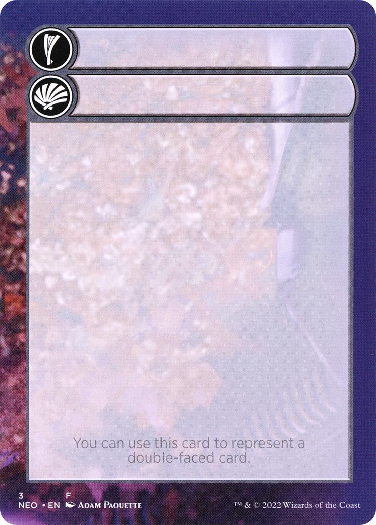 Image of Double-Faced Substitute Card (SNEO-003) - Kamigawa: Neon Dynasty Substitute Cards (Borderless)