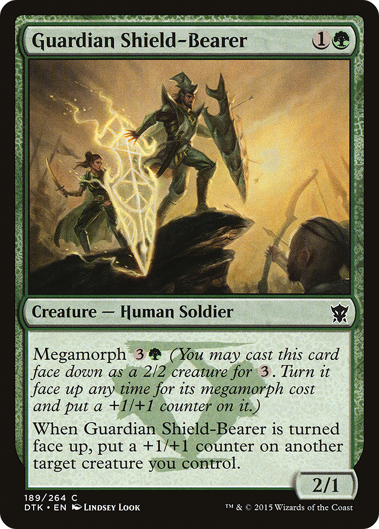 Image of Guardian Shield-Bearer (DTK-189) - Dragons of Tarkir Foil
