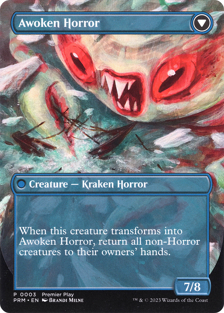 Image of Thing in the Ice (PTP-003) - Regional Championship Qualifiers 2023 (Borderless) Foil
