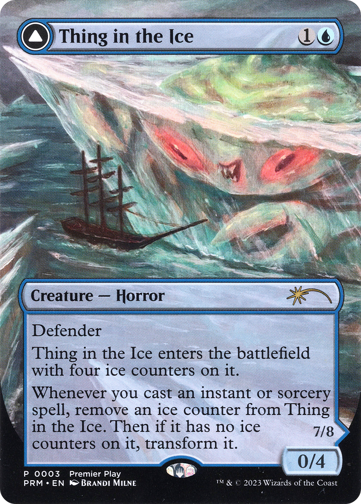 Image of Thing in the Ice (PTP-003) - Regional Championship Qualifiers 2023 (Borderless)