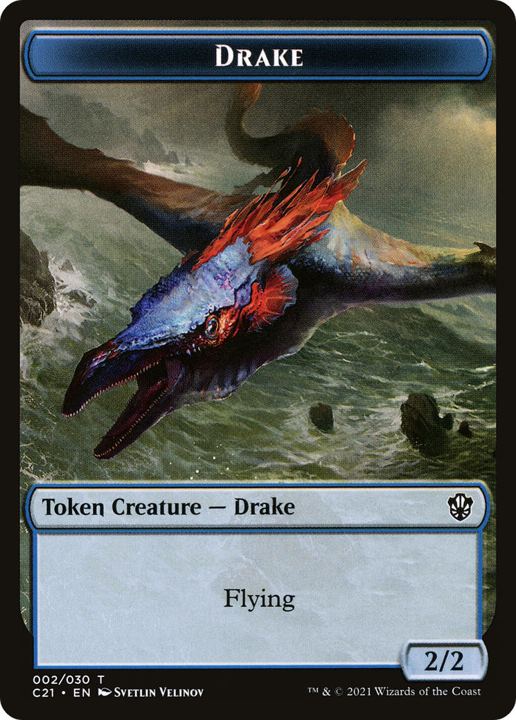 Image of Drake (TC21-002) - Commander 2021 Tokens
