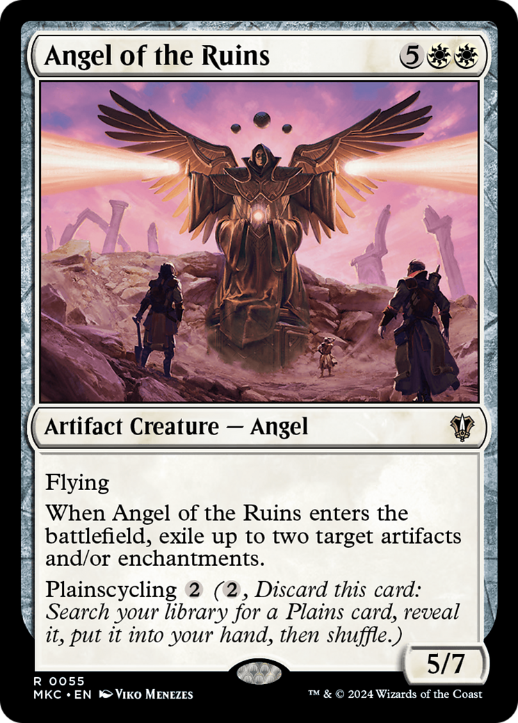 Image of Angel of the Ruins (MKC-055) - Murders at Karlov Manor Commander