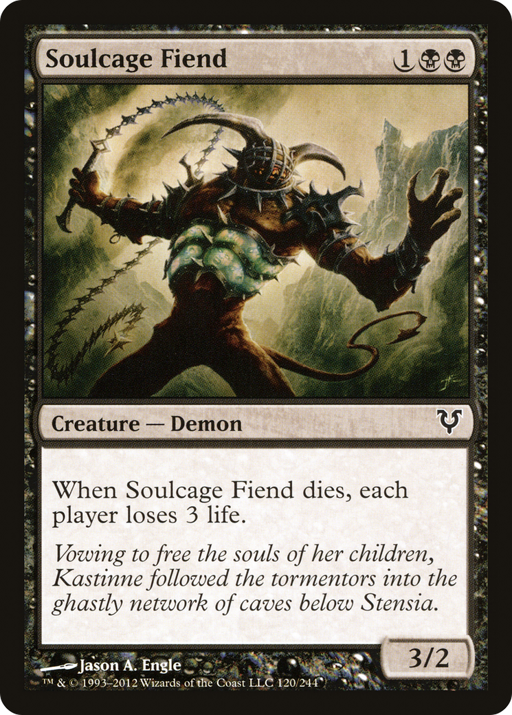 Image of Soulcage Fiend (AVR-120) - Avacyn Restored