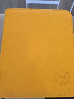 Image of TroveOfCollectible 4 Pocket Toploader Binder Yellow