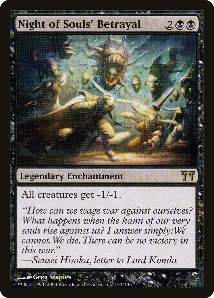 Image of Night of Souls' Betrayal (CHK-133) - Champions of Kamigawa