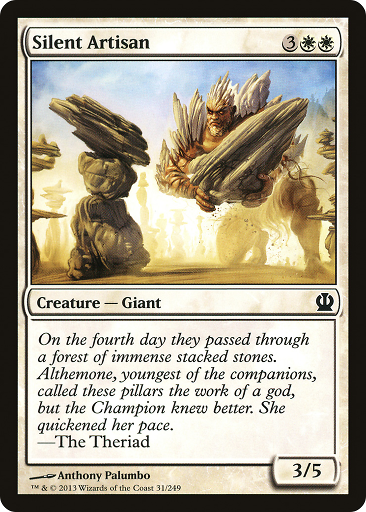 Image of Silent Artisan (THS-031) - Theros Foil