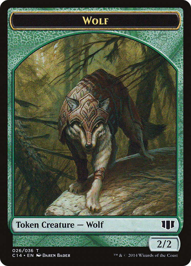 Image of Wolf (TC14-026) - Commander 2014 Tokens