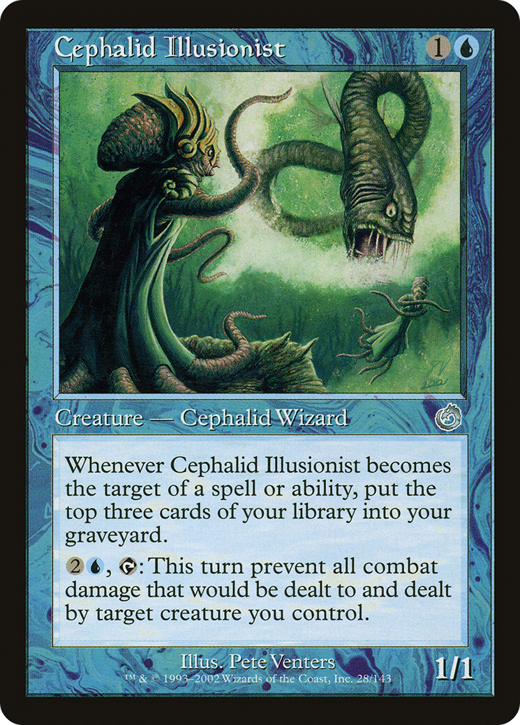 Image of Cephalid Illusionist (TOR-028) - Torment Foil