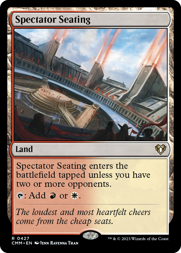 Image of Spectator Seating (CMM-427) - Commander Masters Foil