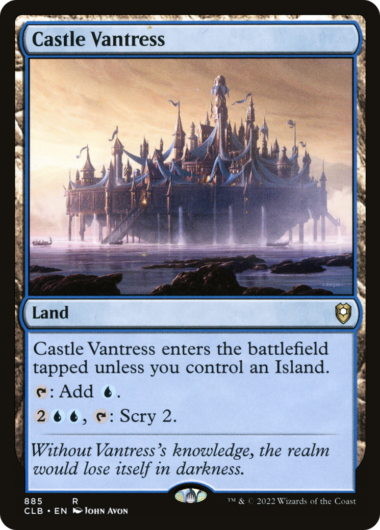 Image of Castle Vantress (CLB-885) - Commander Legends: Battle for Baldur's Gate