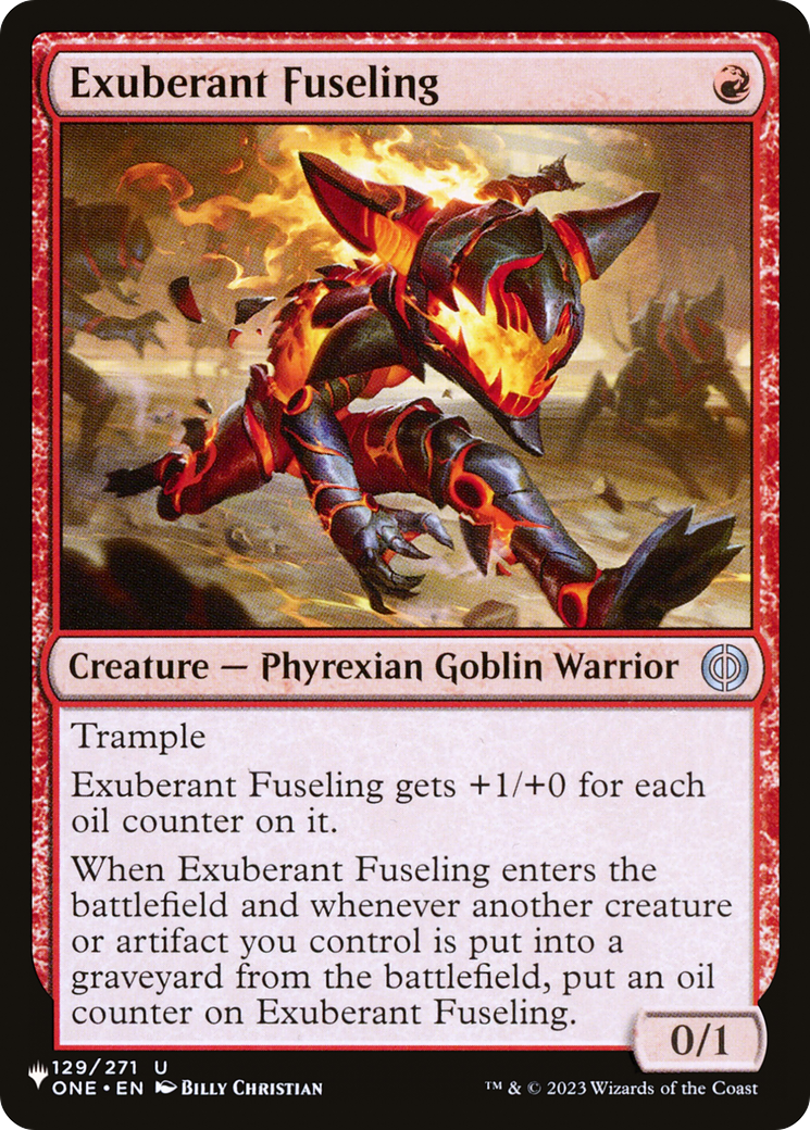 Image of Exuberant Fuseling (LIST-ONE-129) - The List
