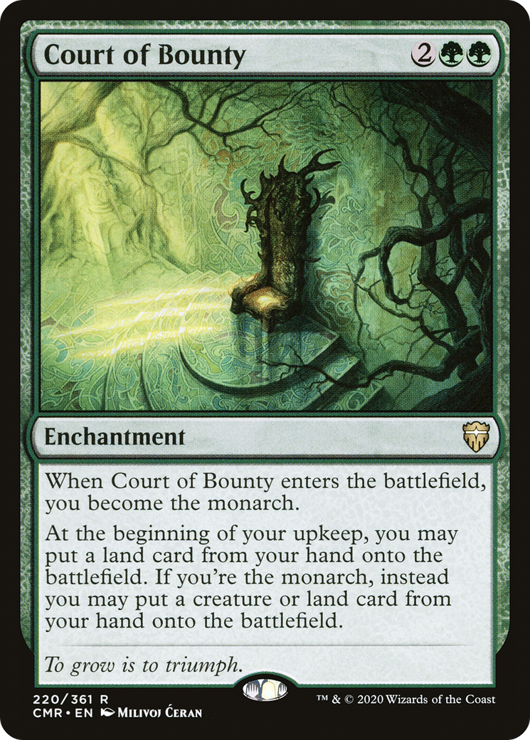 Image of Court of Bounty (CMR-220) - Commander Legends