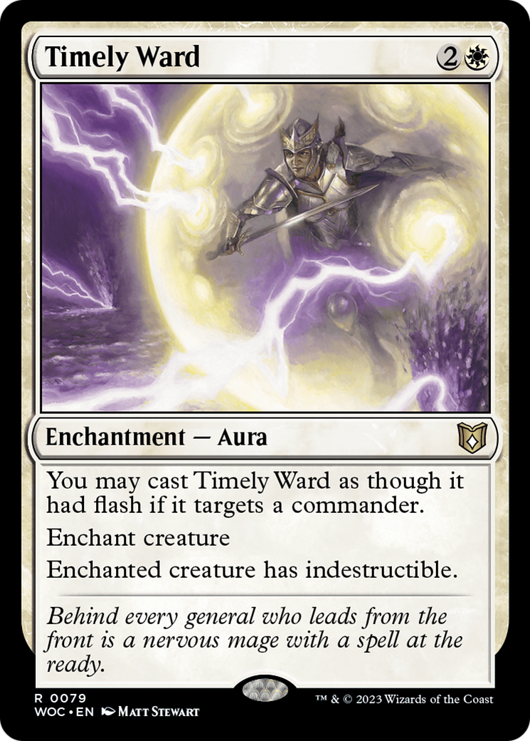 Image of Timely Ward (WOC-079) - Wilds of Eldraine Commander