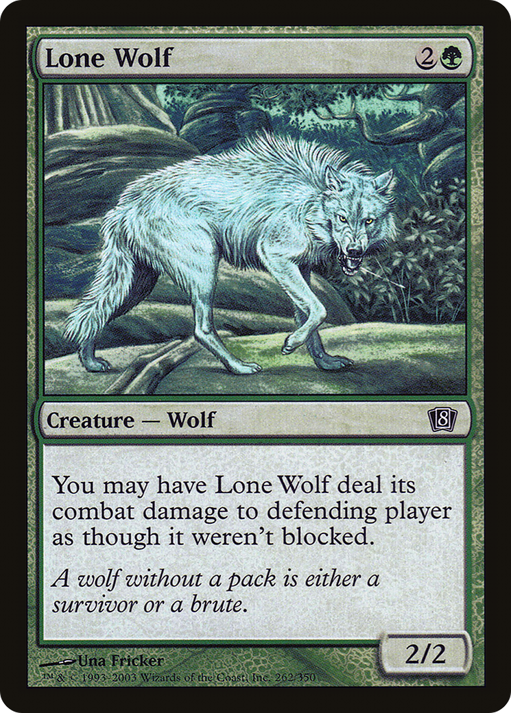 Image of Lone Wolf (8ED-262★) - 8th Edition