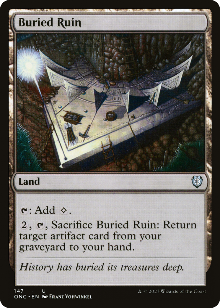 Image of Buried Ruin (ONC-147) - Phyrexia: All Will Be One Commander