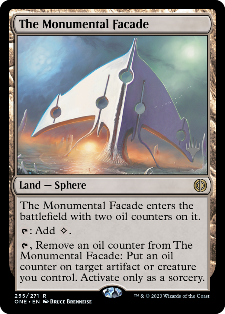 Image of The Monumental Facade (PPONE-255) - Phyrexia: All Will Be One Promos