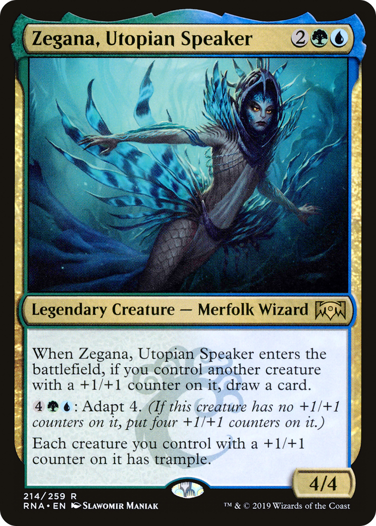 Image of Zegana, Utopian Speaker (RNA-214) - Ravnica Allegiance