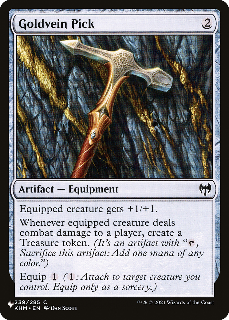 Image of Goldvein Pick (LIST-KHM-239) - The List