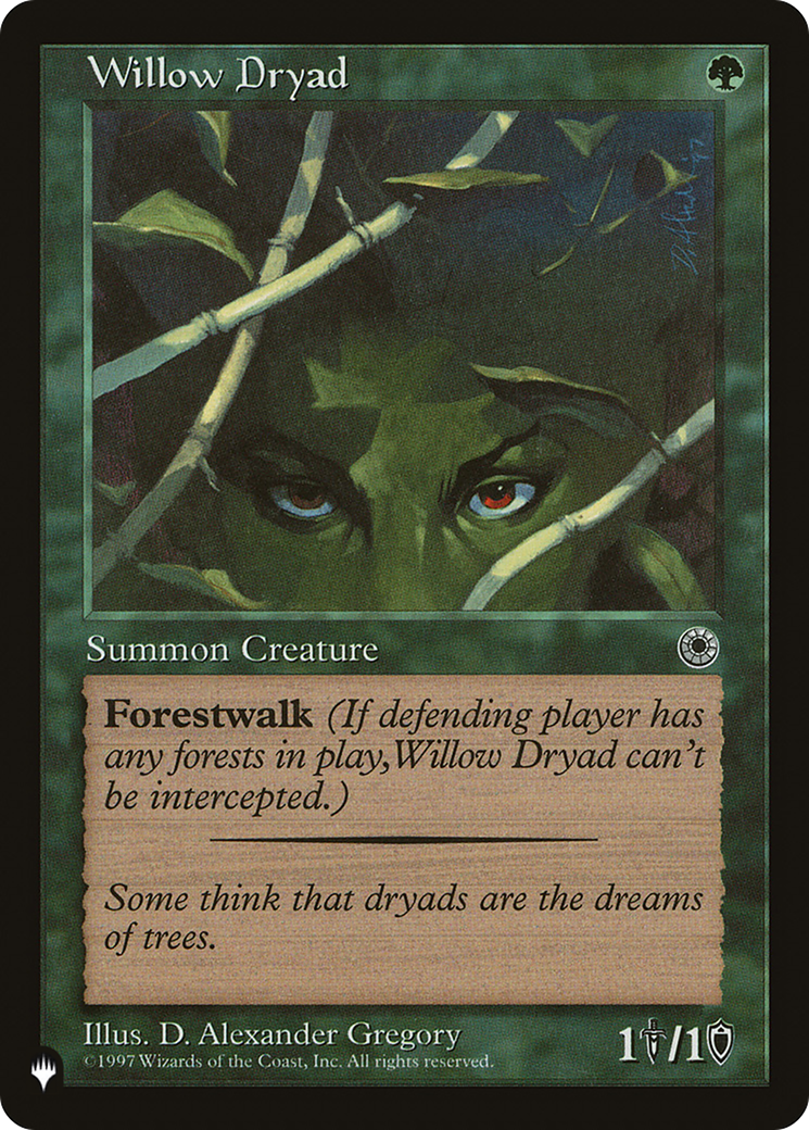 Image of Willow Dryad (LIST-POR-193) - The List