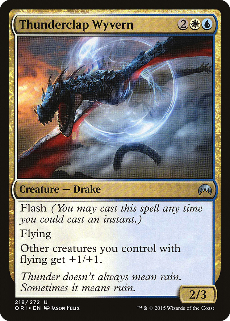 Image of Thunderclap Wyvern (ORI-218) - Magic Origins