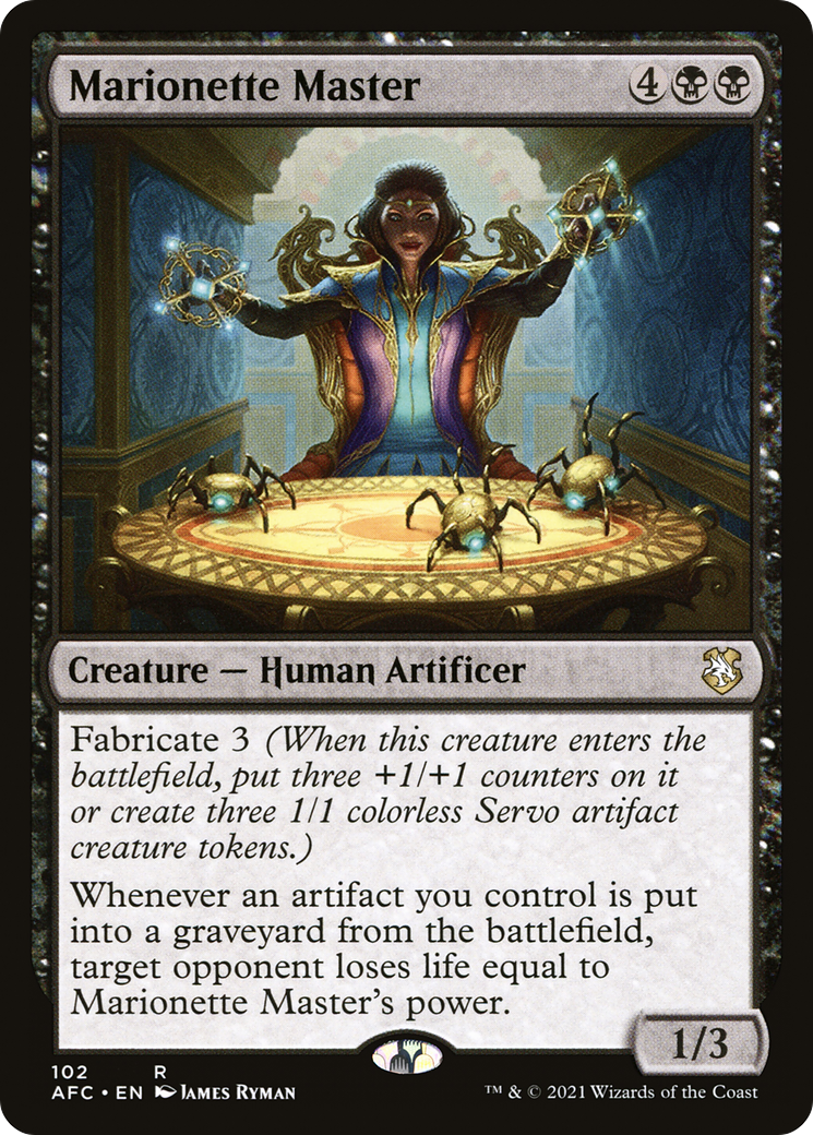 Image of Marionette Master (AFC-102) - Forgotten Realms Commander
