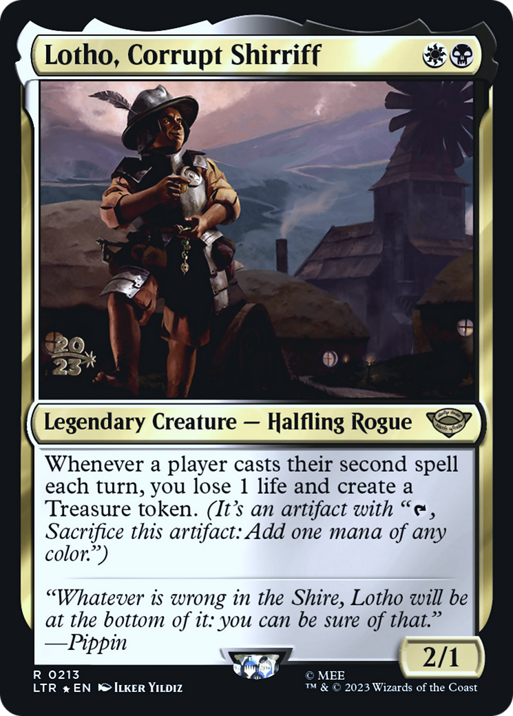 Image of Lotho, Corrupt Shirriff (PRE-213) - Tales of Middle-earth Promos Foil