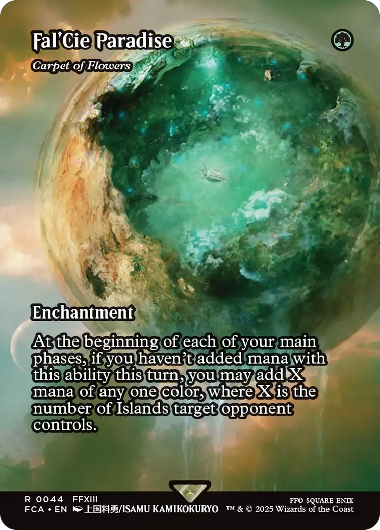 Image of Fal'Cie Paradise - Carpet of Flowers (Showcase) (FCA-044) - FINAL FANTASY: Through the Ages / Fal'Cie Paradise: (enchantment) (Borderless)