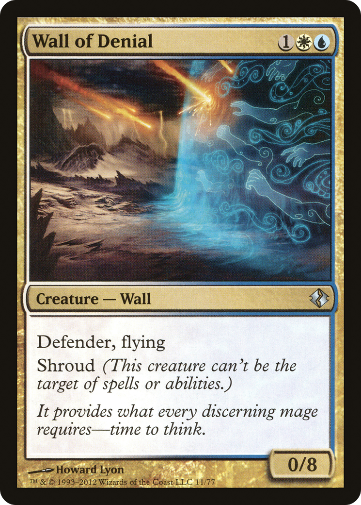 Image of Wall of Denial (DDI-011) - Duel Decks: Venser vs. Koth