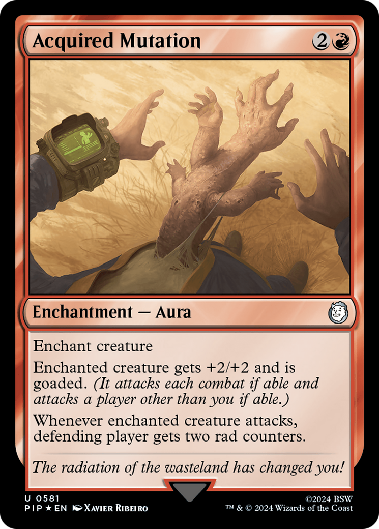Image of Acquired Mutation (Surge Foil) (PIP-581) - Fallout Foil