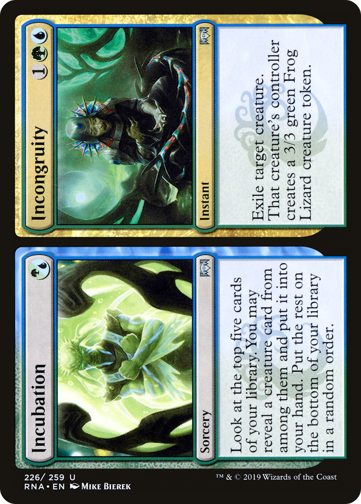 Image of Incubation // Incongruity (RNA-226) - Ravnica Allegiance