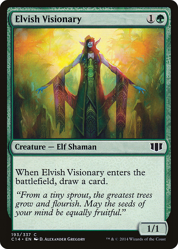 Image of Elvish Visionary (C14-193) - Commander 2014