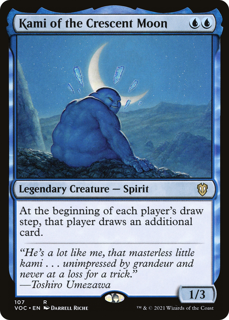 Image of Kami of the Crescent Moon (VOC-107) - Crimson Vow Commander