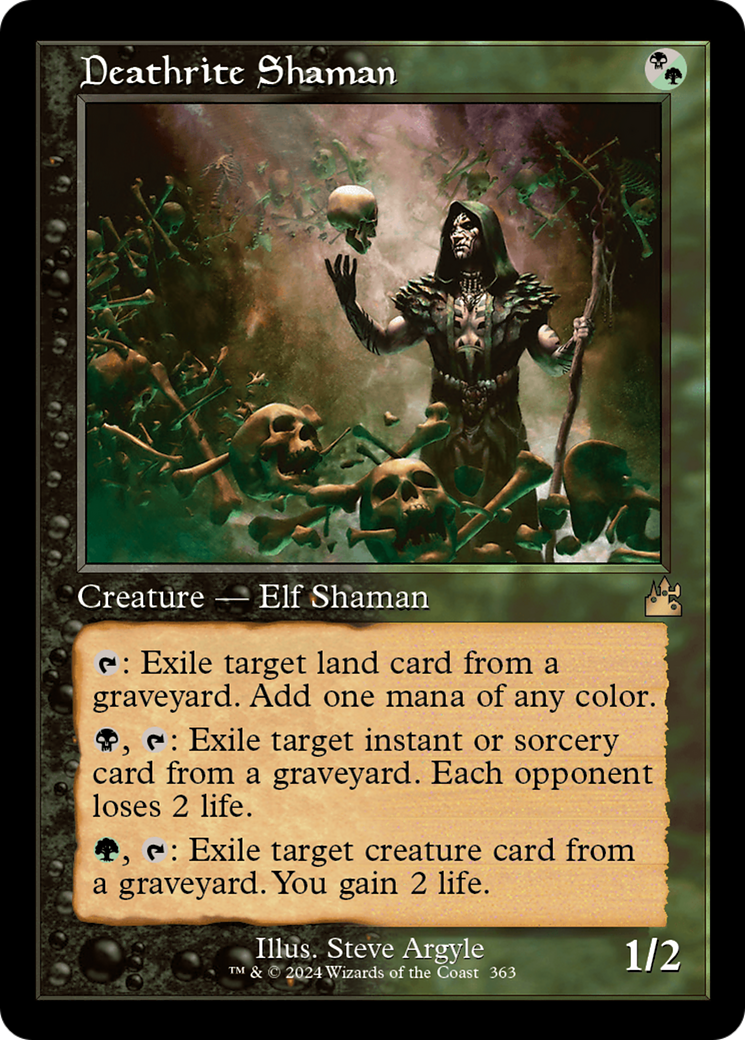 Image of Deathrite Shaman (Retro Frame) (RVR-363) - Ravnica Remastered