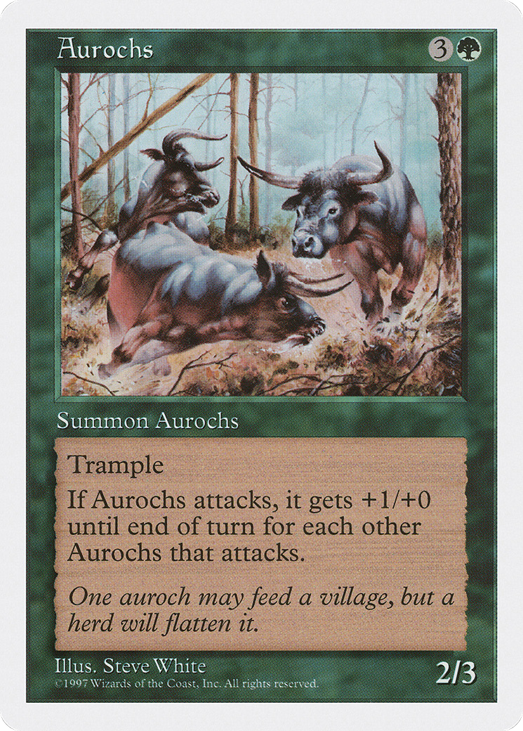 Image of Aurochs (5ED-) - Fifth Edition