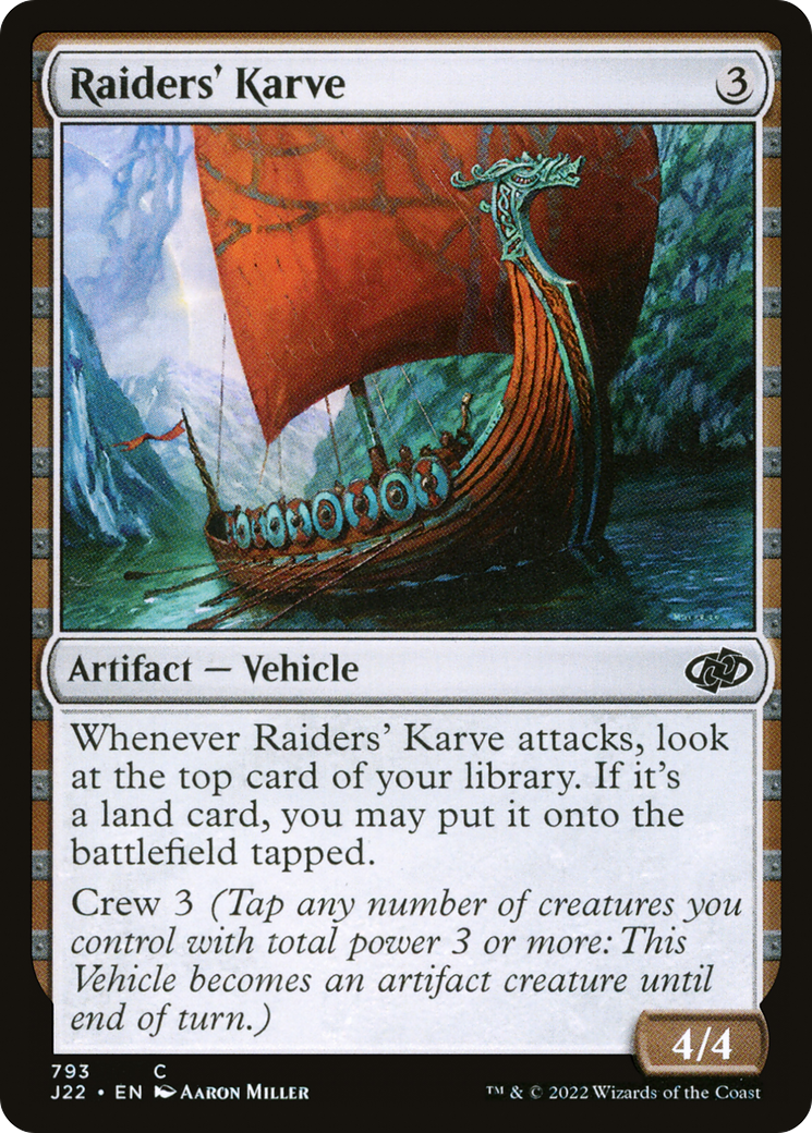 Image of Raiders' Karve (J22-793) - Jumpstart 2022