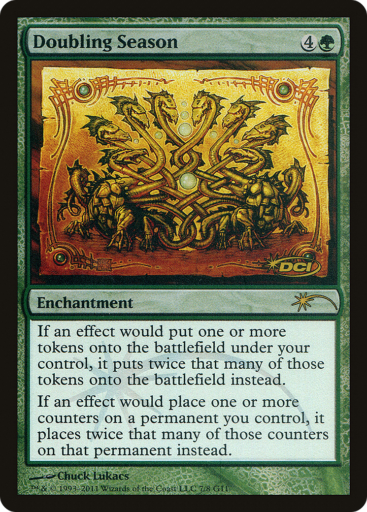 Image of Doubling Season (JDG-007) - Judge Gift Cards 2011 Foil